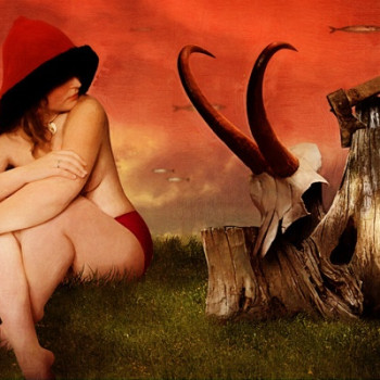 Red Riding Hood: The Ending, 2006 Limited edition canvas print (signed) 60 x 45 cm